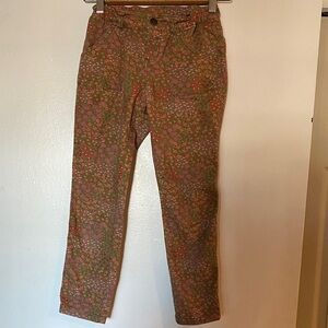 Tea girls floral print pants size 10
